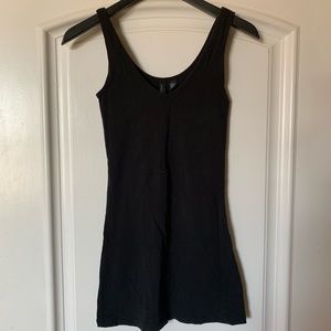 Cynthia Rowley long black tank, XS
